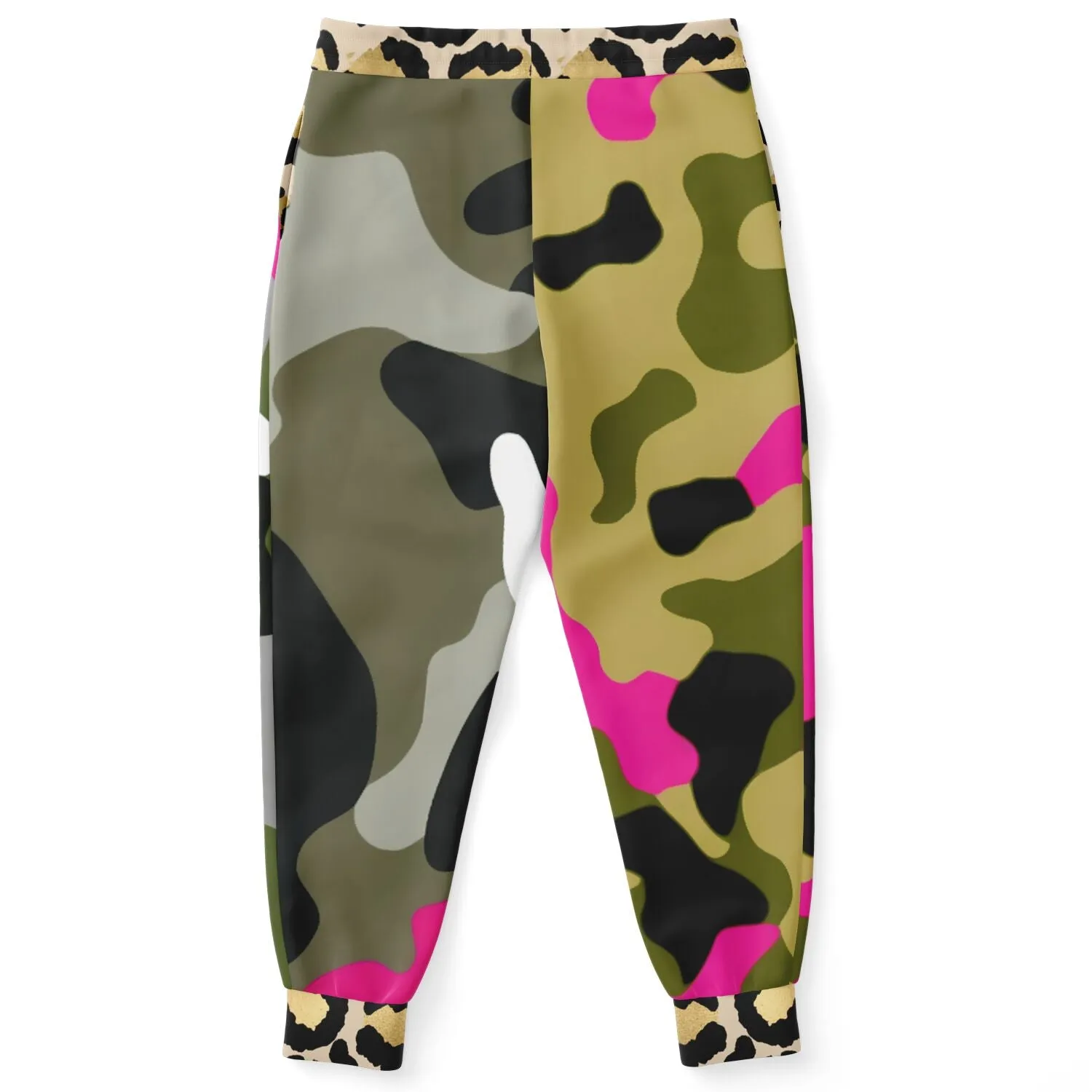 West Hollywood Pink Eco-Poly Camo Unisex Joggers
