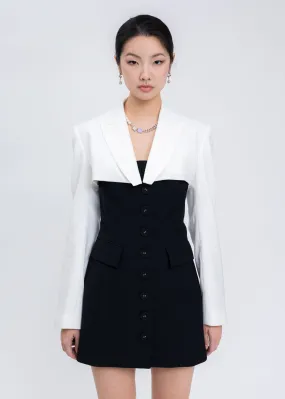 White Emma Cropped Jacket