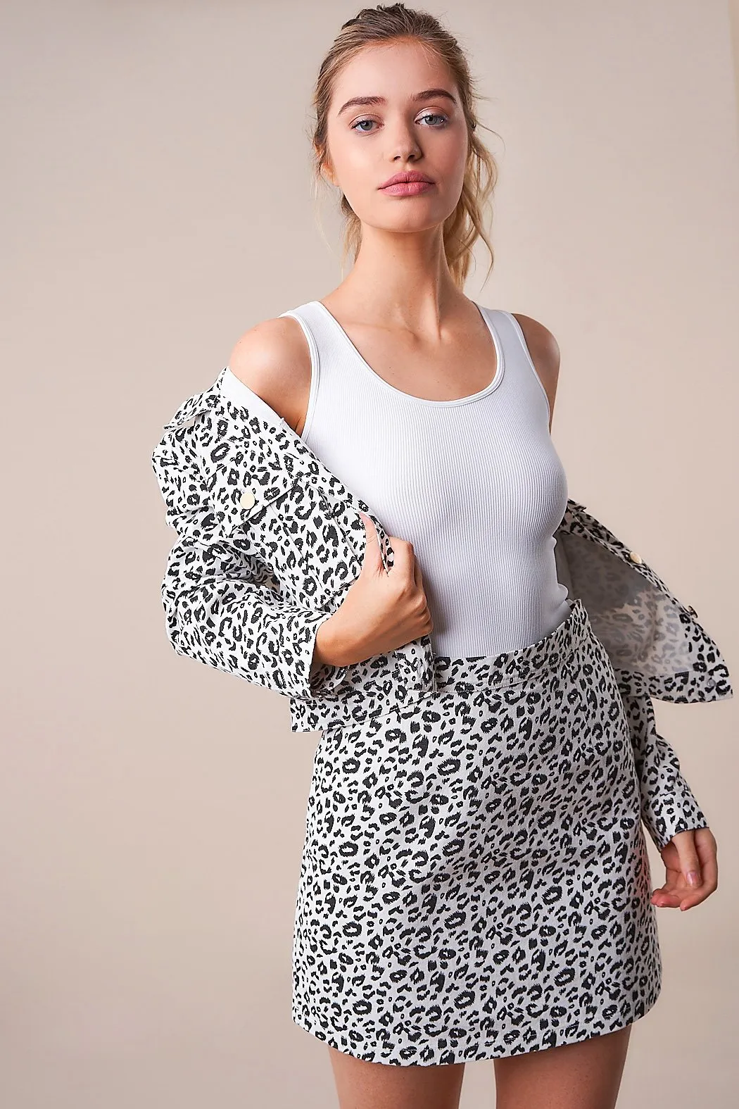 Wildest Dreams Leopard Mini Skirt