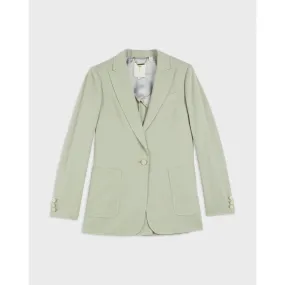 Women Wmf-Kclara-Relaxed Fit Blazer With Patch Pockets - Pl-Green