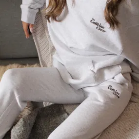 Women’s Caffeine Crew Joggers White Heather
