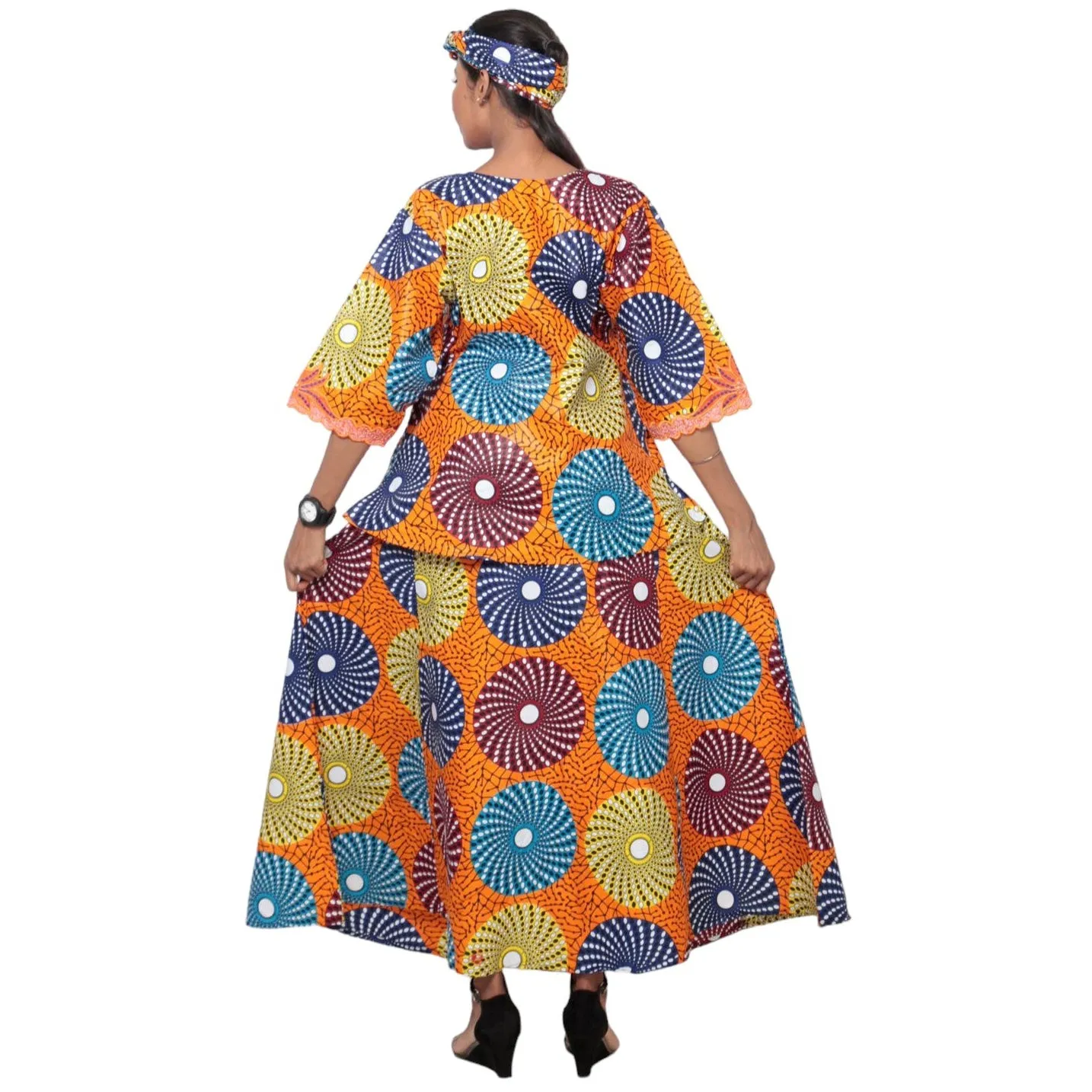 Women's Heavy Embroidery Skirt Set -- FI-4016