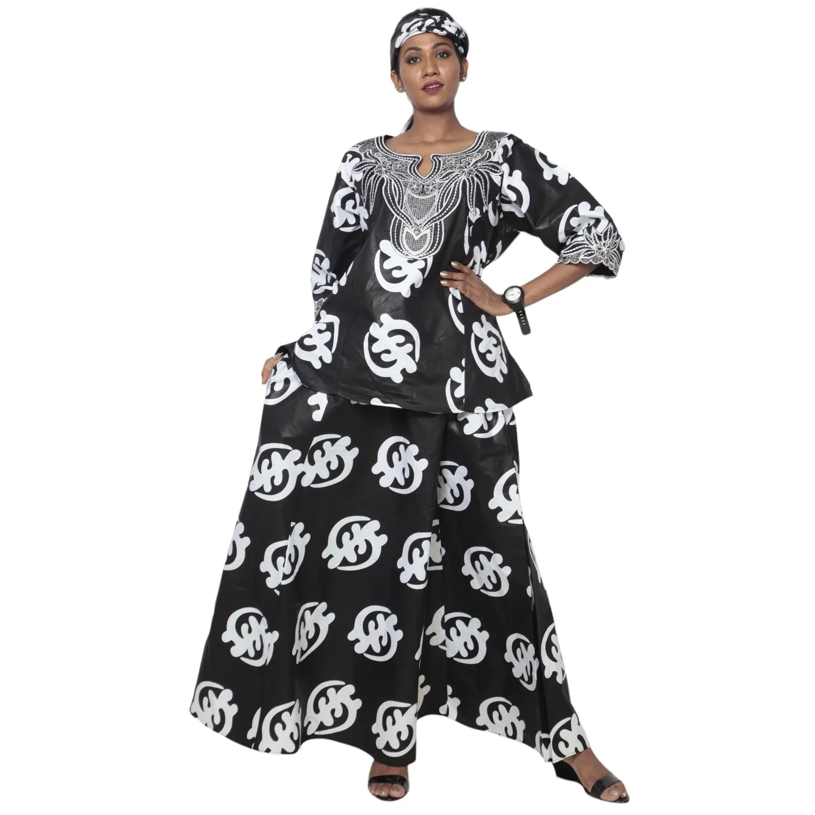 Women's Heavy Embroidery Skirt Set -- FI-4016
